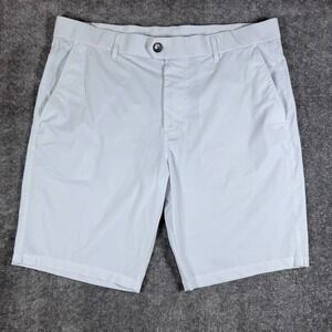 Greyson Shorts Men's 36 Gray Chino Performance Tech Golf 9" Stretch